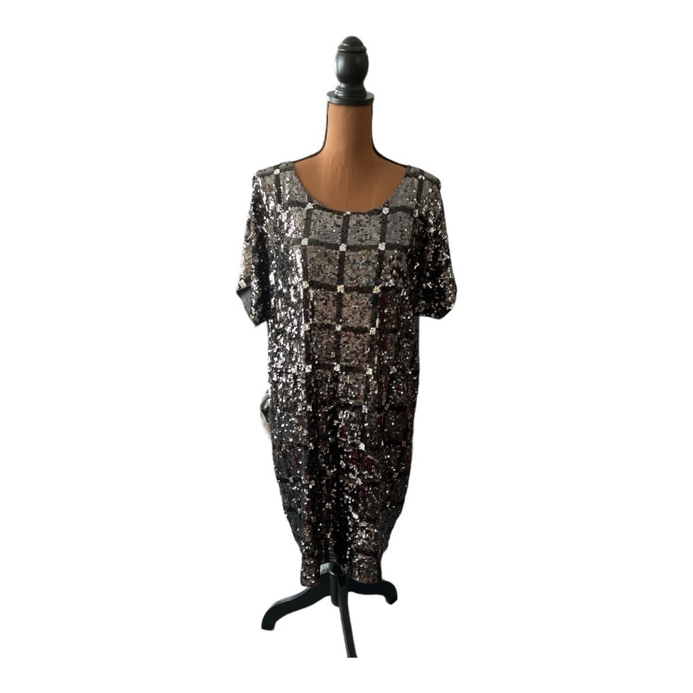 Michael Michael Kors Sequined Sheath Dress Size Large